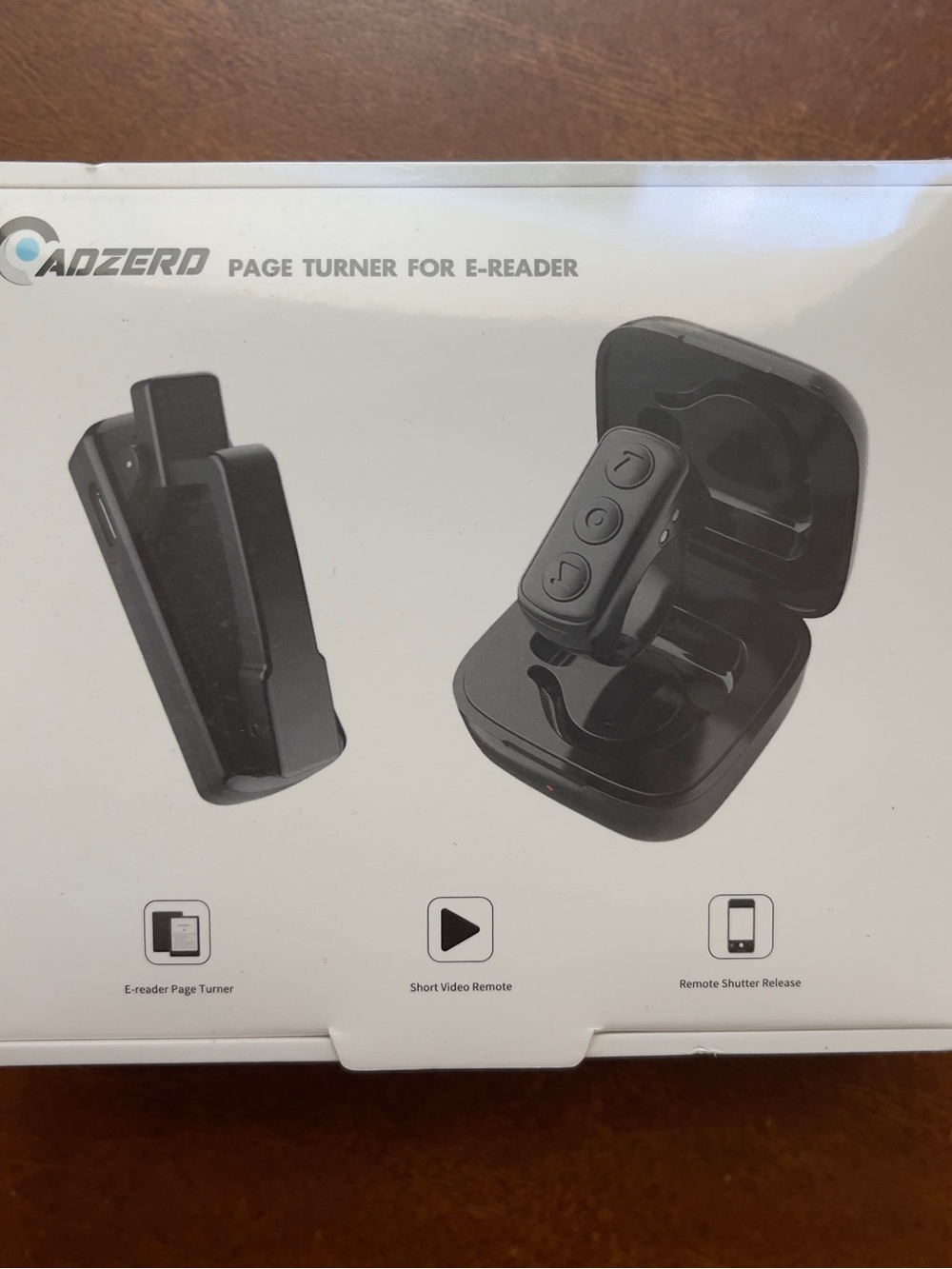 Adzerd Remote Control Page Turner Smart Devices -New